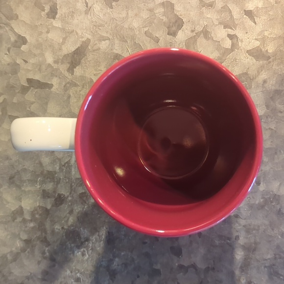 Dean Crouser Cardinal Mug White with Red Interior - Picture 3 of 5